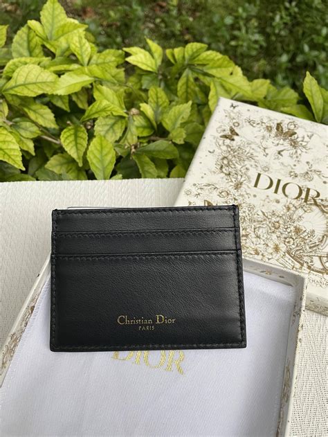 dior pink heart card holder|Dior card holder men's.